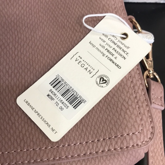 🎁 Urban Expressions Rayna Snake Vegan Leather Crossbody Bag - Picture 11 of 12